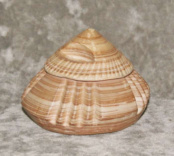 Soapstone hand carved trinket box