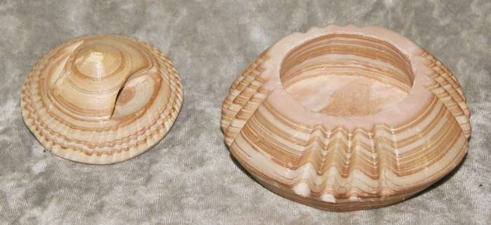Soapstone hand carved trinket box