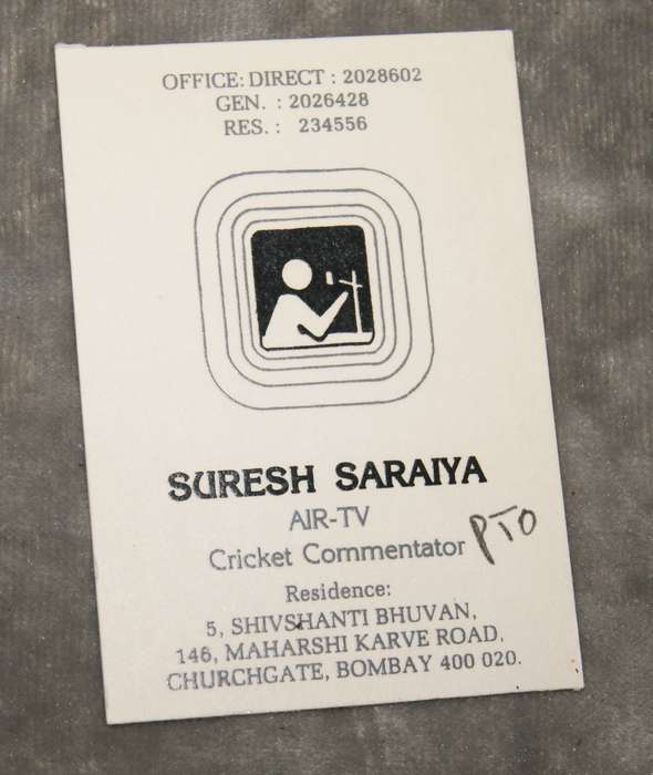 Leather wallet set gifted to Charles Fortune by Suresh Saraya