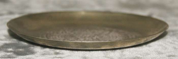 Vintage Mexican silver Aztec Calendar pin dish