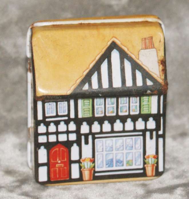 Elite Gift Boxes "1930's Suburban Tudor Doll's House" tin