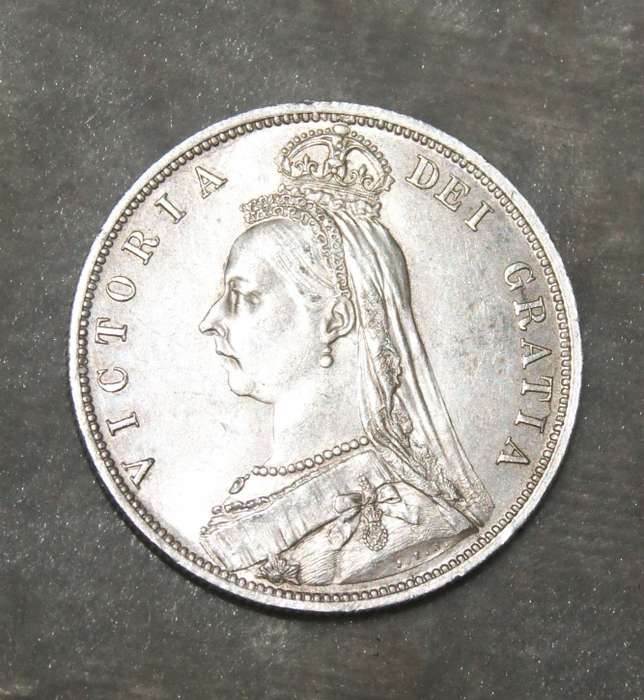 1887 Victoria 2nd portrait proof coin