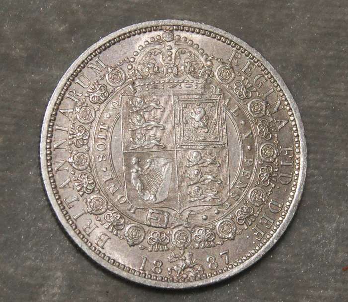 1887 Victoria 2nd portrait proof coin