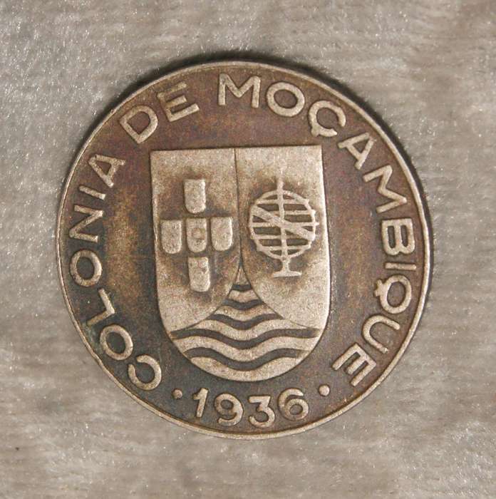 1936 Mozambique 1 Escudo
