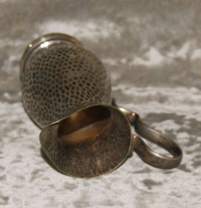 Vintage hand beaten silver plated Seranco milk jug