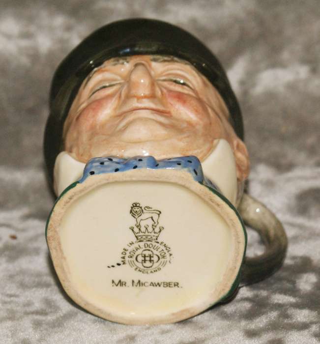 Royal Doulton Mr Micawber small character jug