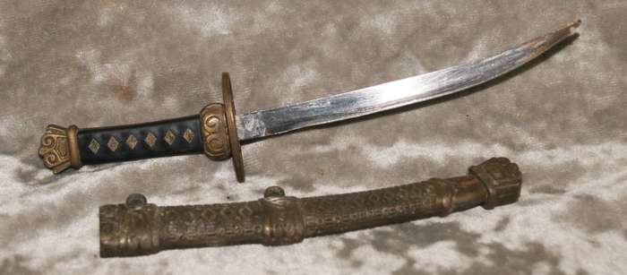 Japanese katana style letter opener