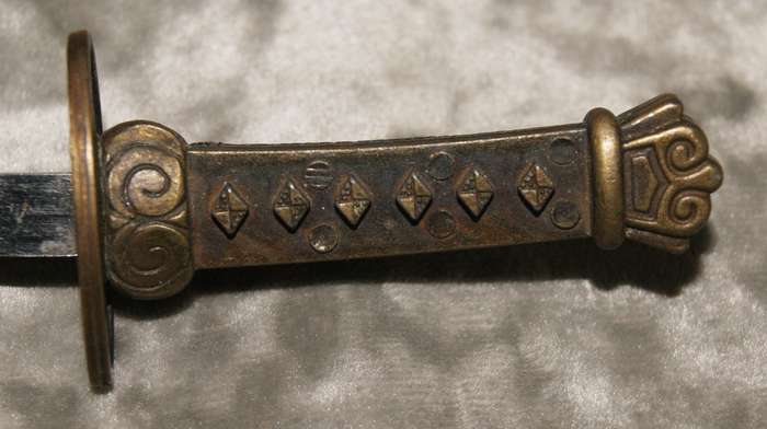 Japanese katana style letter opener