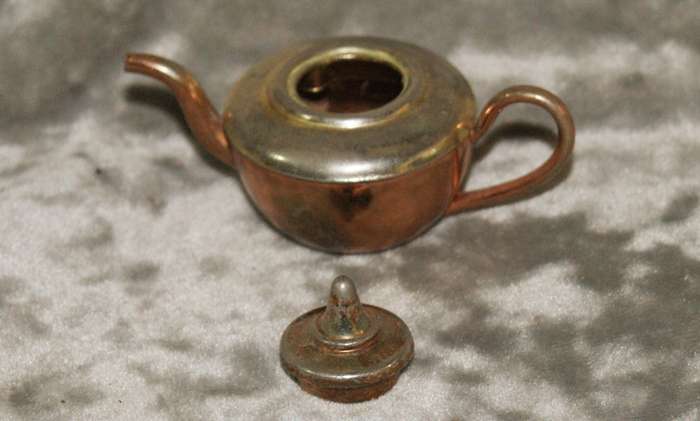Miniature copper kettle
