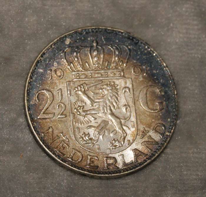 1961 2.5 Gulden (72% silver)