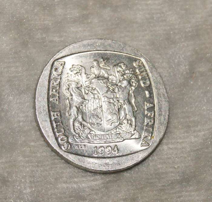 1994 Presidential Inauguration R5 coin UNC