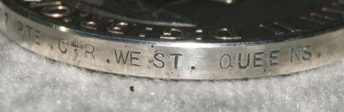 Queens service medal "Malaya" @ crazy low R1 start