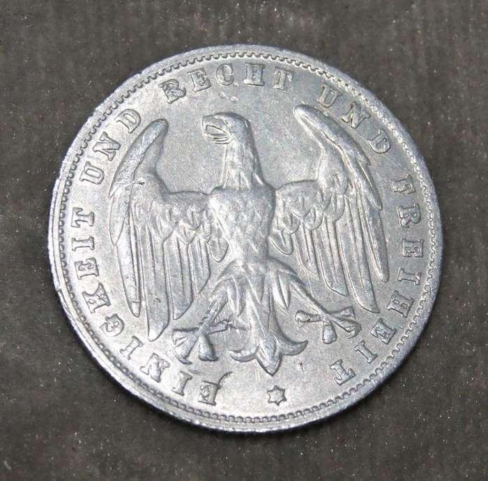 1923 500 Mark D mint mark coin XF