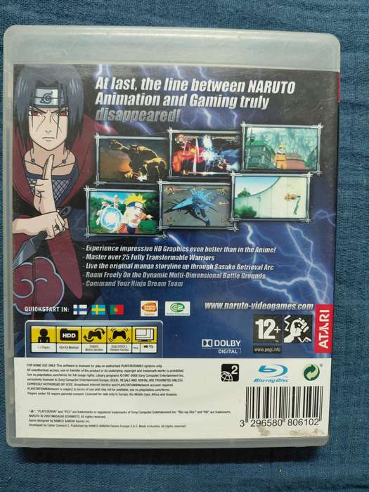 Naruto Ultimate Ninja Storm PlayStation 3 (PAL)