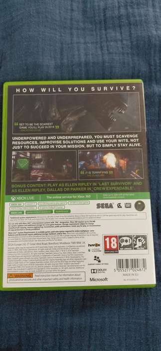 Alien Isolation Ripley Edition Xbox 360 (PAL)