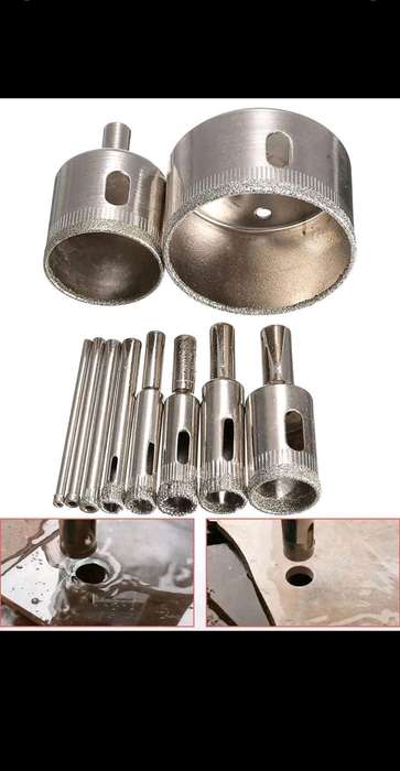 [SALE] 10pc diamond core drill bits. Tiles, bathrooms, ceramics, concrete, stone