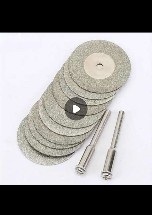 12-Piece 40mm Diamond Cutting Disc Set  Precision Cutting for Various Materials!