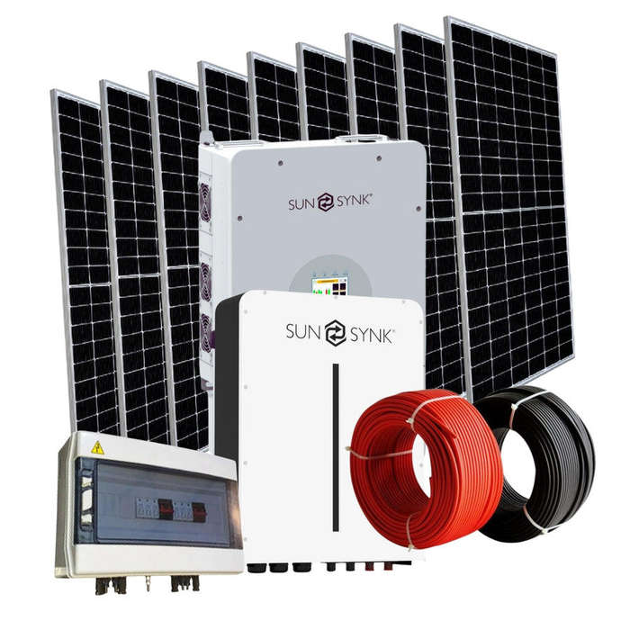 Combo Sunsynk 5kW 5.12kWh 51.2V Self Consumption Solar Power System