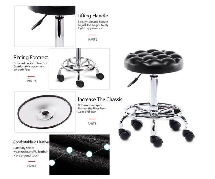 705 White stool - Black or white - Please specify colour !!!!!!!