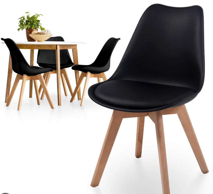 Modern Wooden Leg Chair