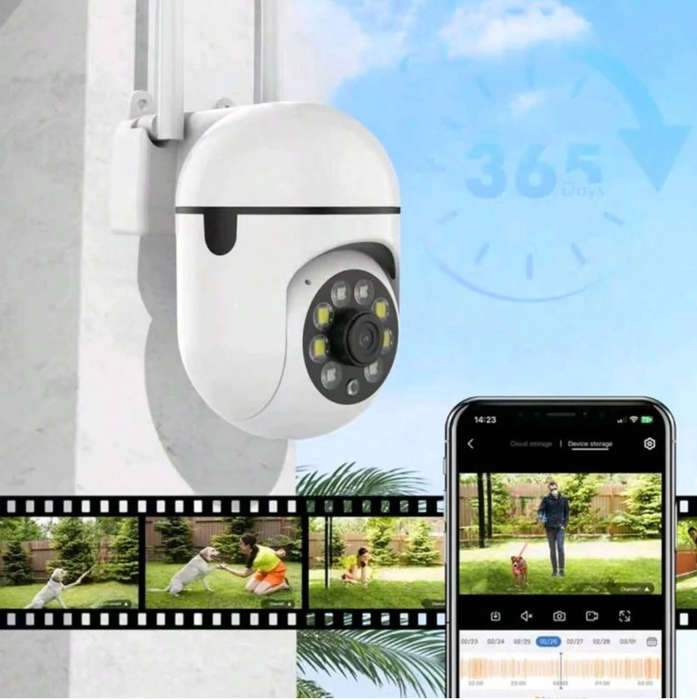 5G WIFI Smart Camera Rotatable Wireless Motion Detector Security Camera