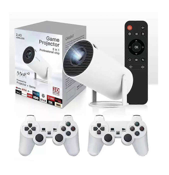 Mini Android 11 Game Projector - 4K/HD/3D Support