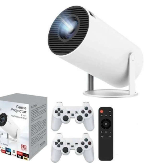 Mini Android 11 Game Projector - 4K/HD/3D Support