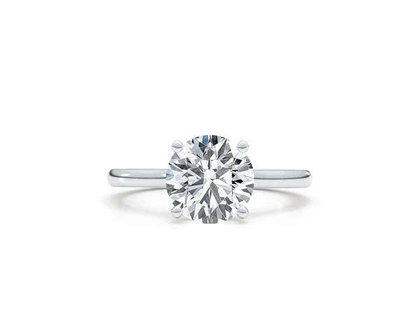 9CT  GOLD LAB GROWN DIAMOND SOLITAIRE RING