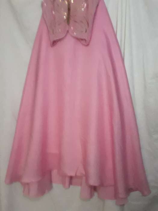 EVENING DRESS AND HANDBAG