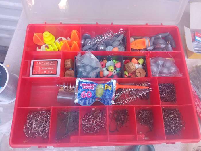 Assorted fishing equipment