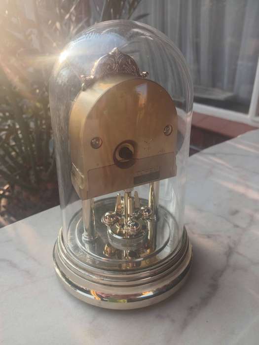 Battery operated mini dome clock