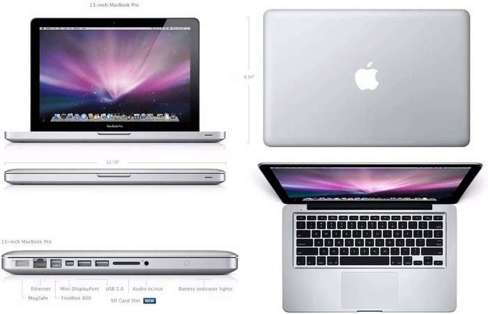 Apple MacBook Pro 13.3" (Mid 2012)  Intel Core i5 2.5GHz  500GB HDD  4GB RAM  A1278  Used Like