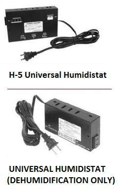  Dampp-Chaser H-5 Humidistat with RODE  Vertical Piano Humidifier Control System