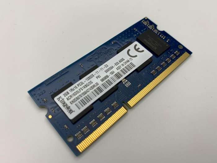 Kingston 2GB DDR3L-1600MHz Laptop RAM  PC3L-12800S (1Rx16)