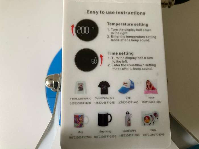 Heat Press Machine 5 in 1 Combo T-shirt Press Machine 360° Swing Away Digital Shirt Printing