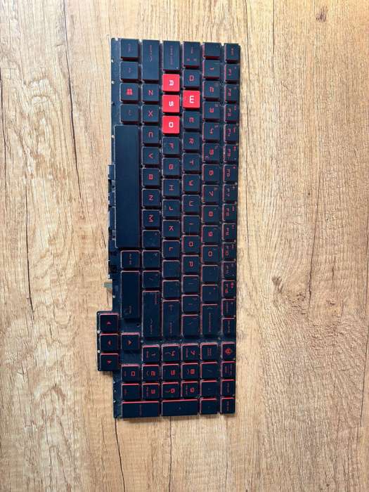 Replacement Keyboard for HP Omen 15 Series  Red Letter Backlit