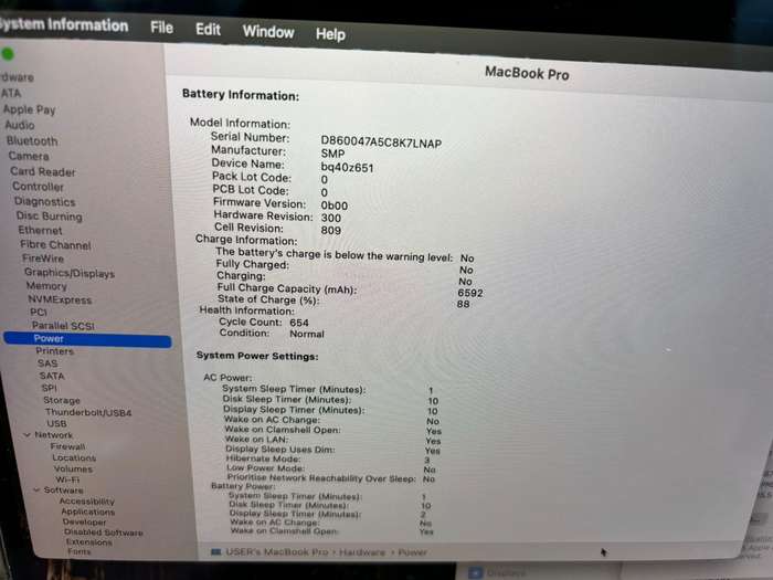 MacBook Pro 16 Retina (2019)  i7 | 16GB RAM | 512GB SSD | Touch Bar | Excellent