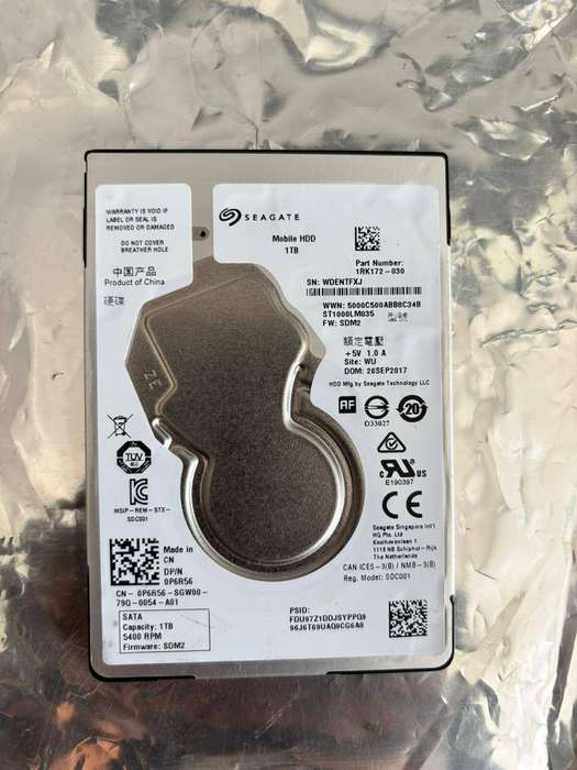 Seagate Mobile HDD 1TB  ST1000LM035  Used Like New