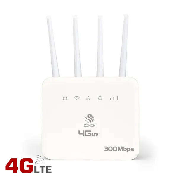 ZONCH B625 4G LTE WiFi Router with 4 Antennas  300Mbps