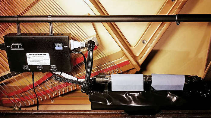  Dampp-Chaser H-5 Humidistat with RODE  Vertical Piano Humidifier Control System