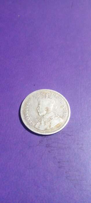 1936 Union of SA 1 Shilling coin. Someone tampered with the date, trying to change it , to a 1931.