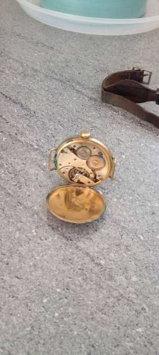 Amazing. EBERHARDT  vintage Trench art  wrist watch.  Not working. Spares and repairs.  See desc.z