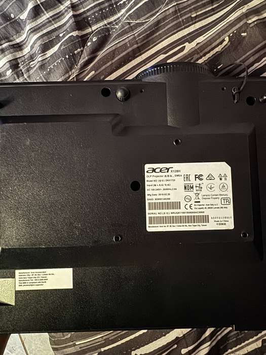 Acer x128h projector