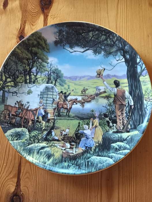 Anniversary plate of Great Trek