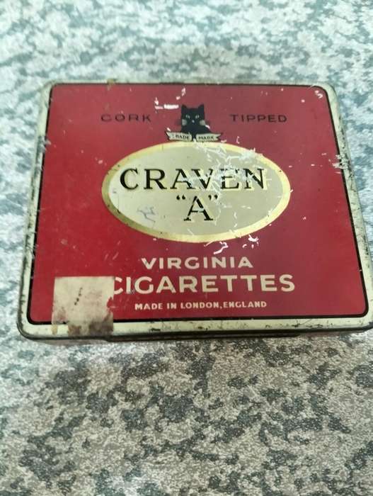 Antique cigarette tins