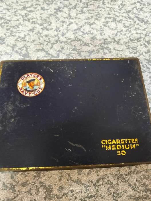 Antique cigarette tins