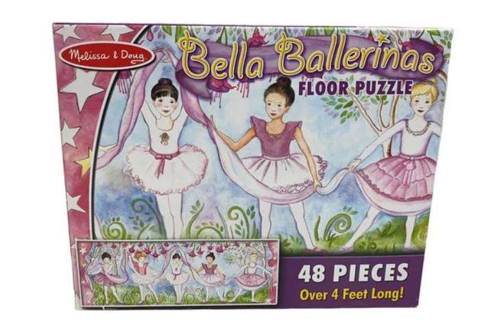 Melissa & Doug Bella Ballerinas 48pc Floor Puzzle (discontinued set)