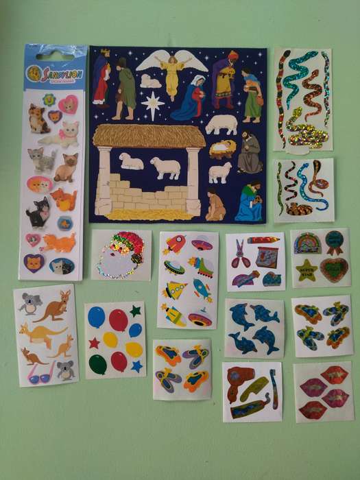 Vintage Sticker Assortment (Sandylion, Mrs. Grossman's, Hambly, Great 7)