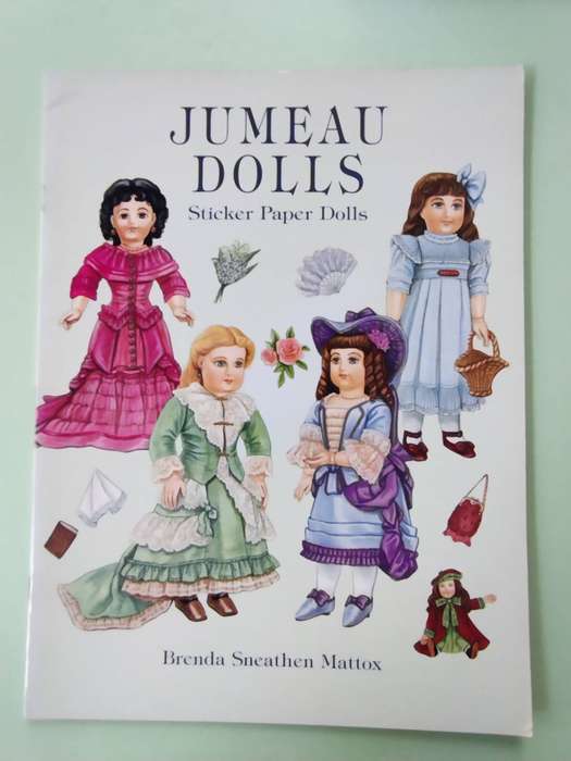Vintage Juneau Dolls Sticker Paper Dolls by Brenda Sneathen Mattox (1998)