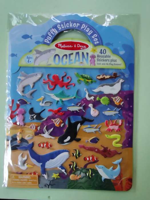 Melissa & Doug Puffy Sticker Play Set: Ocean